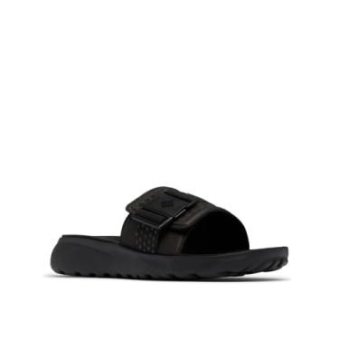 Imagem de Columbia Sandália esportiva masculina Peakfreak Roam Slide, Preto/Oxford Tan, 46
