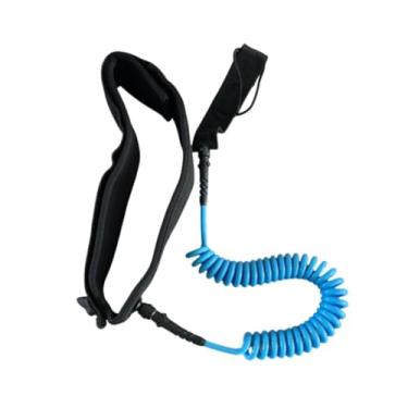 Imagem de oshhni Surfboard Leashboard Surfboard corda corda cinta pulseira pulseira stand up sthles belash tábio tira de tornozelo para surf de paddleboard, Azul