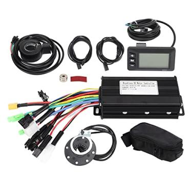 Imagem de Kit de conversão de bicicleta elétrica 26A 3 Modo Controlador de ondas senoidal GD01 Painel com 130x Sensor de energia do acelerador do polegar para 500W 750W Motor