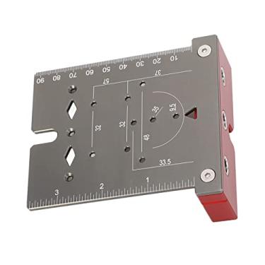 Imagem de Serra de Orifício de Madeira de Alumínio Liga de Alumínio, Kit de Instalação de Dobradiça de 35 Mm, Resistente à Abrasão, Simples e Rápido, para a Porta do Gabinete Doméstico