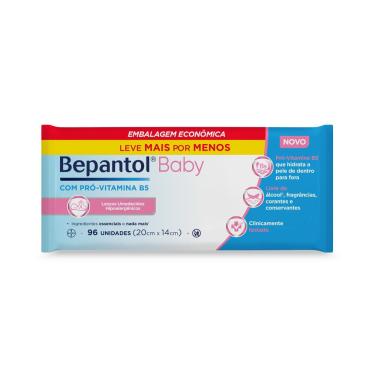 Imagem de Lenço Umedecido Bepantol Baby 96 Unidades Len?o Umedecido Bepantol Baby Leve 90 Pague 80 unidades