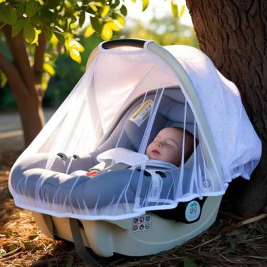 Imagem de Mosquiteiro para Bebe Conforto Moises Contra Insetos Arejado Importado