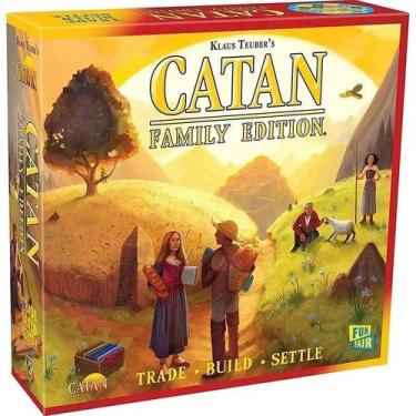Imagem de Família Edição CATAN Base De Jogo De Tabuleiro Marcadores Cidades Cava