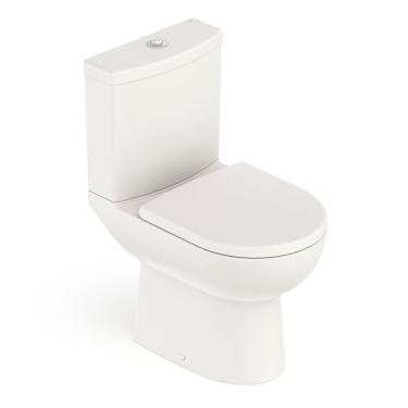 Imagem de Kit Vaso Sanitário Com Caixa Acoplada E Assento Soft Close Smart Celite Pergamon