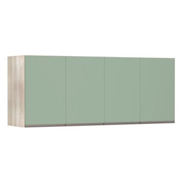 Imagem de Maleiro Casal Luciane 4 Portas Prime Plus 165 Cm Verde Jade