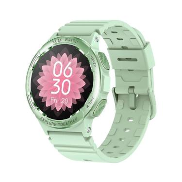 Imagem de Relógio Inteligente Com Tela Amoled Chamada Bluetooth Esportivo Verde