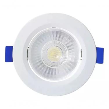Imagem de Kit Spot Led Embutir Redondo 6w 3000k Branco Blumenau 5 Unidades