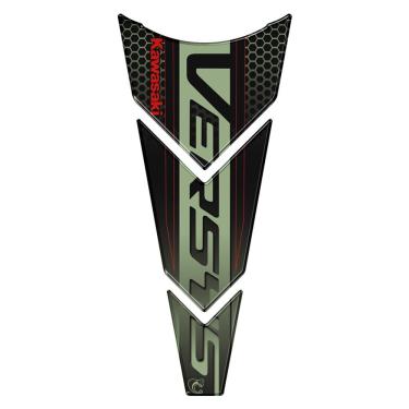 Imagem de Adesivo Resinado Protetor De Tanque Moto Kawasaki Versys Cor Vermelho