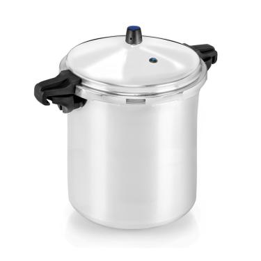 Imagem de Panela De Pressão Profissional 35 Cm 25 L Em Alumínio Polido Nigro