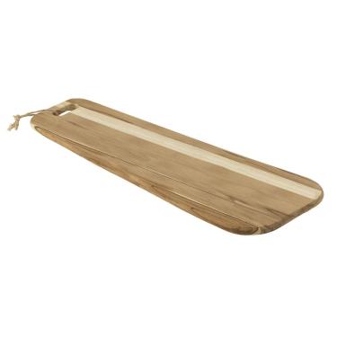 Imagem de Tábua Para Antepasto Tramontina Provence Em Madeira Teca Fsc 48x19 Cm