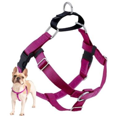 Imagem de (m, Raspberry) - 2 Hounds Design Freedom No-Pull Dog Harness, Adjustable Comfortable Control for Dog Walking, Made in USA (Leash Sold Separately) (Medium 1.6cm ) (Raspberry)