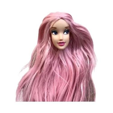 Imagem de Cabeças De Boneca Licca Careca Fofas Para Crianças DIY Maquiagem Práti