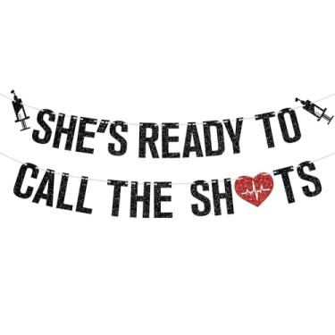 Imagem de NARLOPI Faixa "Ela Está Pronta Para Dar As Cartas", De Parabéns Enfermeira/Bsn, Decoração Festa Formatura Sobrevivente Da Escola Enfermagem 2025, Suprimentos Ela