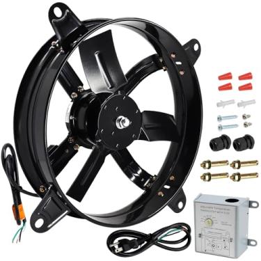 Imagem de Hiorucet Ventilador De Parede 16" Com Termostato Ajustável, 60 Hz, 115 V, 1480 R/Min, 98 W, Motor Cobre Puro, Alta Velocidade E Baixo Ruído