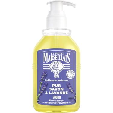 Imagem de Le Petit Marseillais Gel Para Lavar As Mãos Com Sabão Puro E Lavanda (Frasco Bomba De 300 Ml), Líquido 92% Ingredientes Origem Natural, Ph Neutro A Pele