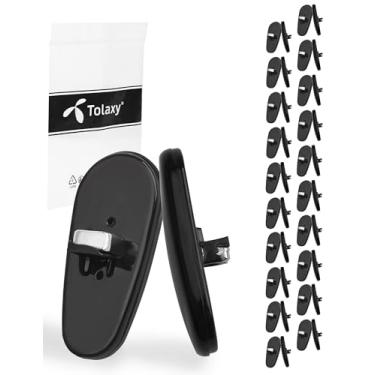 Imagem de Tolaxy 20 pares de peças de nariz de silicone macio preto atualizado para óculos de sol Ray-Ban RB3604 RB3534 RB3523 RB3536 RB3549 RB3584 RB3526 RB3538 RB3558 RB3660 RB3530, protetores de nariz