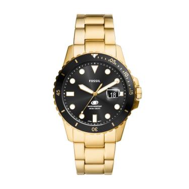 Imagem de Relógio Fossil Masculino Blue Dourado - Fs6035-1dn Fs6035-1dn