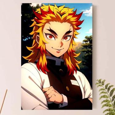 Imagem de Placa Quadro Decorativo - Kimets.u no Ya.iba - Kyo.juro Ren.goku (Rengoku_05)