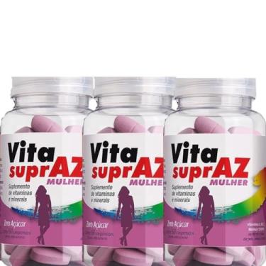 Imagem de Kit 3 Suplemento Vita Supraz Mulher 60 Cápsulas - União Química