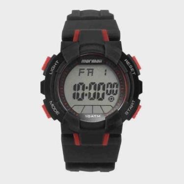 Imagem de Relógio Preto Masculino Infantil Mormaii Mo0840ca/8p-Masculino