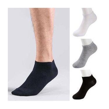 Imagem de Kit 12 Pares Meia Soquete Masculino Cano Curto - Missatti, Preto, 38-4