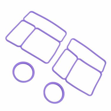 Imagem de EVGATSAUTO Omiebox Lanch Box Exchange - Ajuste Preciso e Durável - 2 Embalando Ar Apertado para Armazenamento de Alimentos (Roxo)