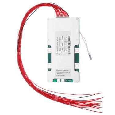 Imagem de Bisida Placa De Proteção Pcb Íons Lítio 16S Bms 60V 100A Com Fio Equilíbrio E Ntc, Dez Proteções Funcionais, Porta Comum, Para Armazenamento Energia Solar, Conjunto Baterias Carro (16S 100A)