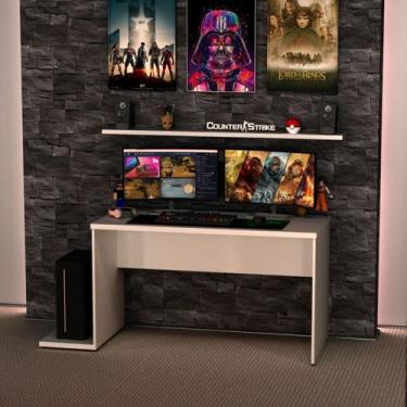 Imagem de Mesa para Computador Gamer 120x60 Cm Escritório - Netmobil