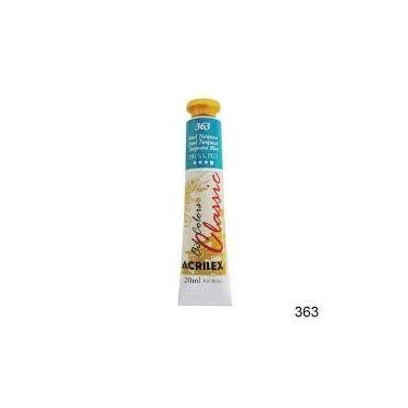 Imagem de Tinta óleo Acrilex azul turquesa 363 20ml