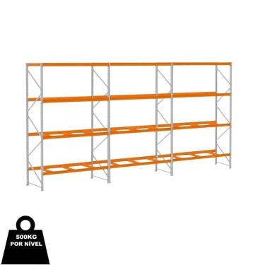 Imagem de Mini Porta Pallet 500kg 1 Inicial 2 Continuações 5,60m Comprimento 3,00m x 1,80m x 80cm