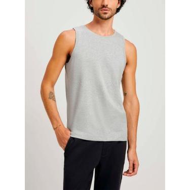 Imagem de Camiseta Regata Hering 0111 Masculina World Algodão T. P/XXG, P, M2h, 