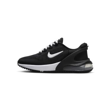 Imagem de Nike Air Max 270 Go para meninos (criança grande), Preto/branco, 15