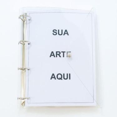 Imagem de Caderno Fichário Universitário Argolado 4 Furos Personalizado Universi