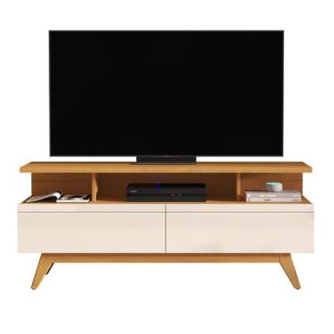 Imagem de Rack para Sala Estar Vivare Wood 1.36 com 2 Portas TV até 55 - Mega Fa