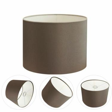 Imagem de Cúpula Abajur Cilíndrica Cp-8013 Ø30x30cm Cáqui