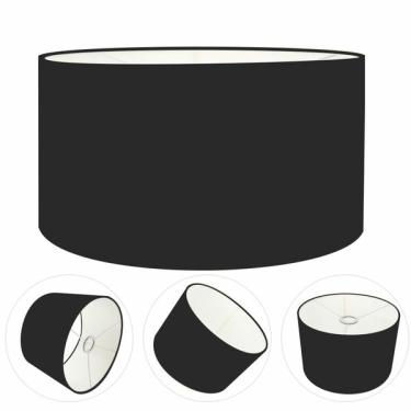Imagem de Cúpula Abajur Cilíndrica Cp-8026 Ø55x25cm Preto