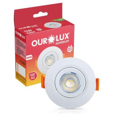 Imagem de Spot Super Led Redondo de Embutir Bivolt 5w Cor da Luz Branco Neutro 4