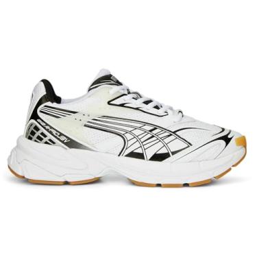 Imagem de PUMA Tênis masculino Velophasis Phased cadarço casual - cinza, Off-white, 44