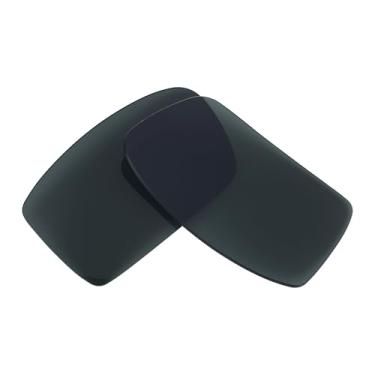 Imagem de COODY Lentes polarizadas de reposição para óculos de sol Oakley Gascan OO9014 multicoloridas (verde escuro polarizado)