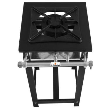 Imagem de Fogão Super 40 Kenok 1 Boca Dupla Baixa Pressão FBSU1B.129