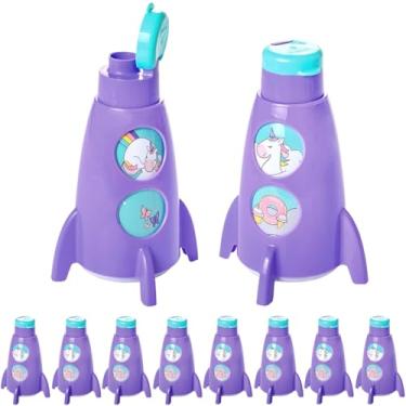 Imagem de 20 Garrafinhas de Unicórnio Lembrancinhas Decoração de Festa Aniversário Infantil