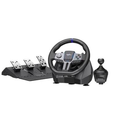 Imagem de Volante Gamer PXN-V9 Para PS3, PS4, Xbox E PC, Com Vibração E Câmbio