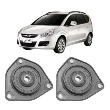 Imagem de Par Coxim Batente Amortecedor Dianteiro Jac J6 - Jepaflex