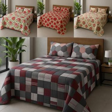 Imagem de Cobre Leito Casal Queen AVULSO Linha LEAL Matelado Diversas Estampas E