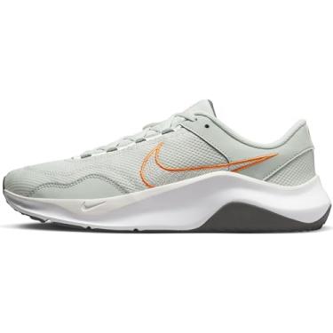 Imagem de Nike Tênis masculino, Prata clara/cinza ferro/mandarim brilhante, 45