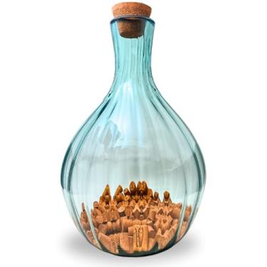 Imagem de Garrafao Porta Rolhas Artesanal Ondulado Grande 15L