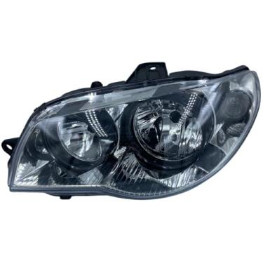 Imagem de Farol Palio Strada Siena G3 04 A 15 Cromado Aro Preto Esquerdo/motorista