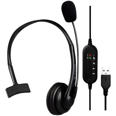 Imagem de Headset Usb Fortrek Fk731a Unilateral