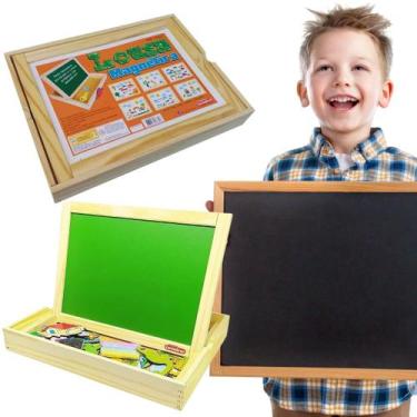 Imagem de Lousa Magnética Brinquedo Educativo - Carimbras