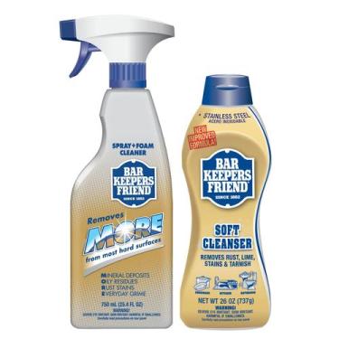 Imagem de Pacote de limpeza Bar Keepers Friend Soft Cleanser 750 mL + MAIS Spray